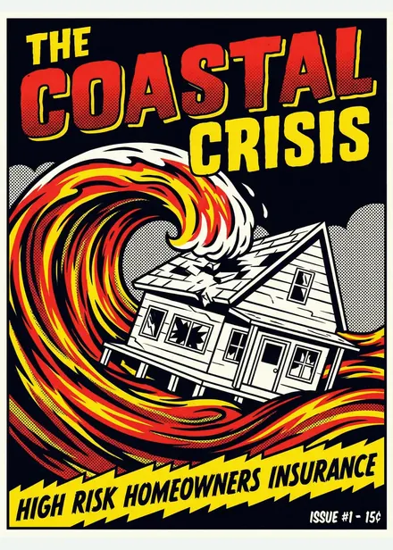 Coastal Home Insurance Coverage Gaps insurance comic cover