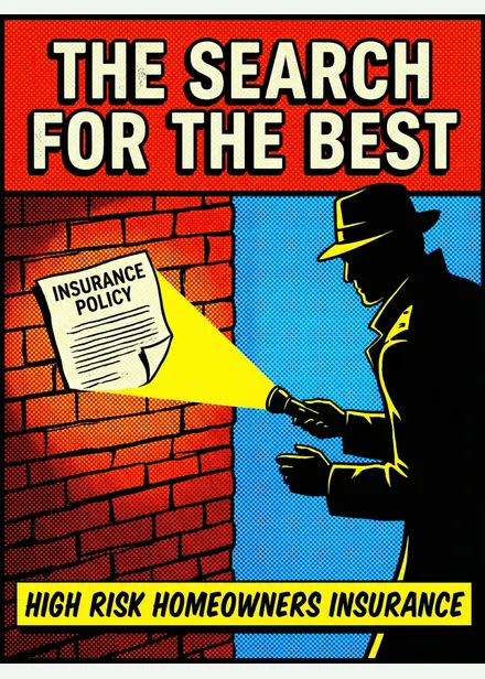 How to Compare High-Risk Home Insurance Options insurance comic cover