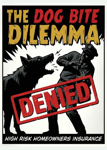 Dog-Bite Liability and Home Insurance insurance comic cover