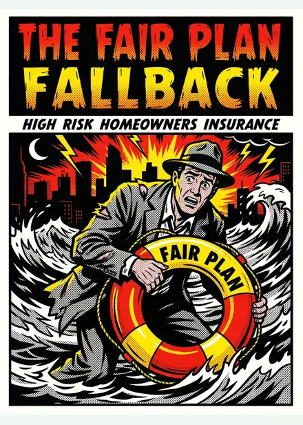 FAIR Plan Insurance and Private Alternatives insurance comic cover