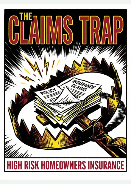 Home Insurance After Prior Claims insurance comic cover
