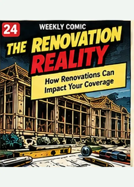 Home Renovations and Homeowners Insurance insurance comic cover