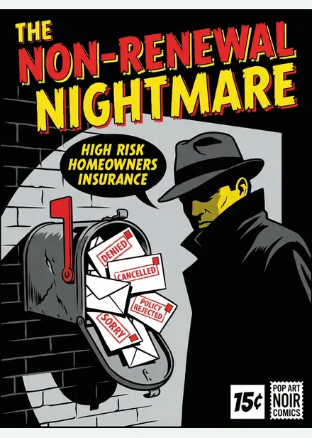 Home Insurance Nonrenewal: What to Do Next insurance comic cover