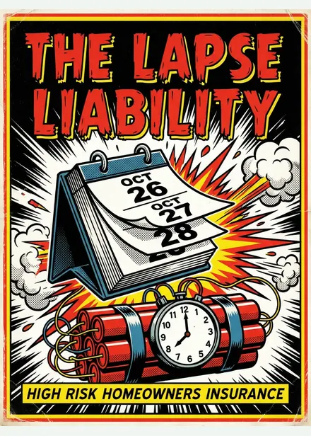Lapse in Homeowners Insurance insurance comic cover