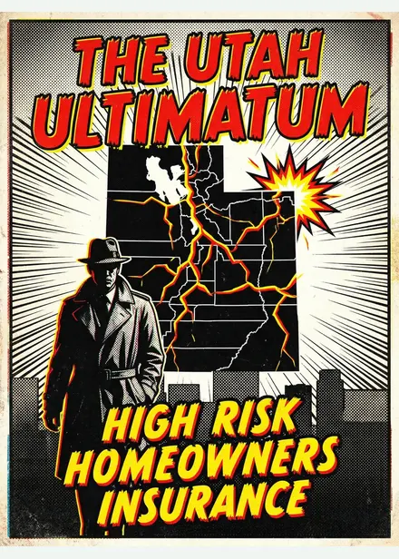 Utah High-Risk Home Insurance Options insurance comic cover