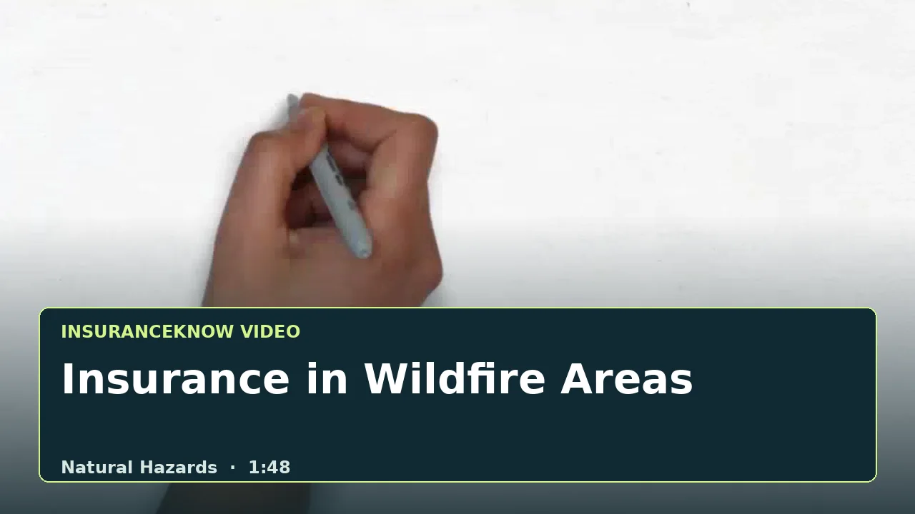 Insurance in Wildfire Areas video thumbnail