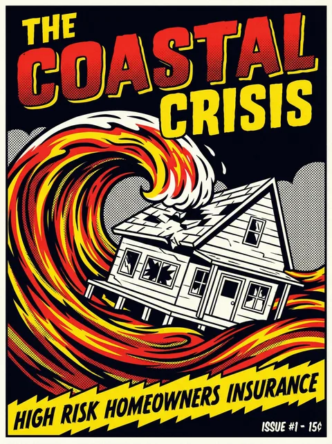 Weekly Comic: The Coastal Crisis - wind, flood and coastal home insurance