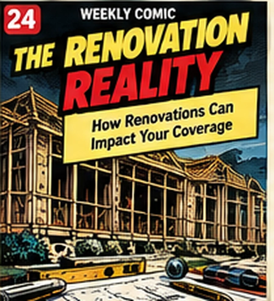 The Renovation Reality weekly comic cover
