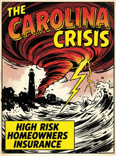 Weekly Comic: The Carolina Crisis  -  North Carolina coastal home insurance