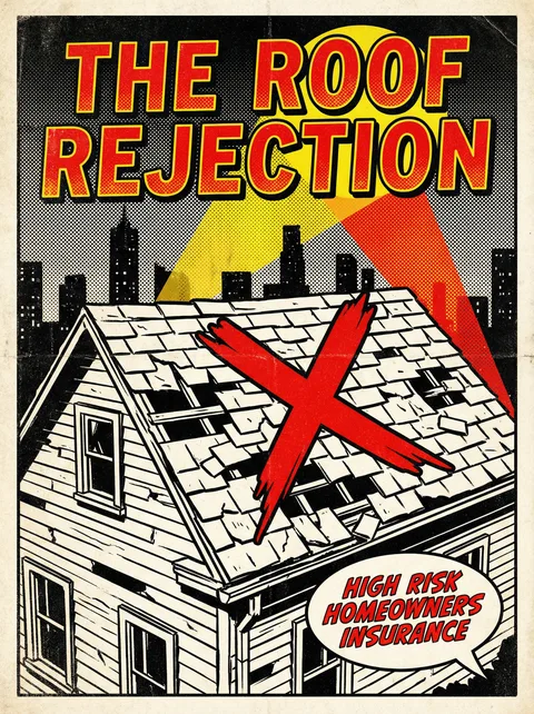 Weekly Comic: The Roof Rejection  -  roof age, condition and home insurance